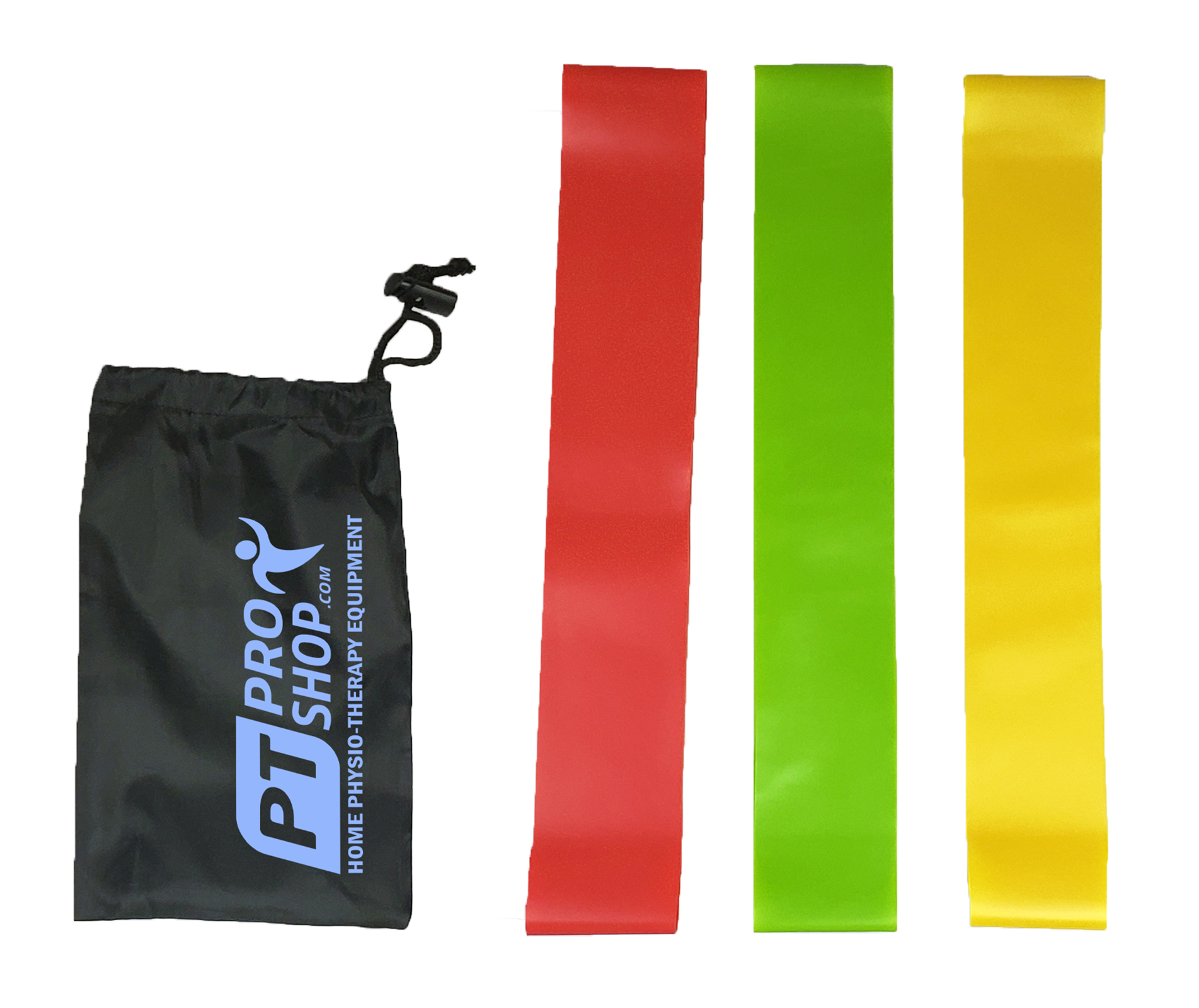Travel Kit Therapy Stretch Band Loops Set of 3 PT Pro Shop